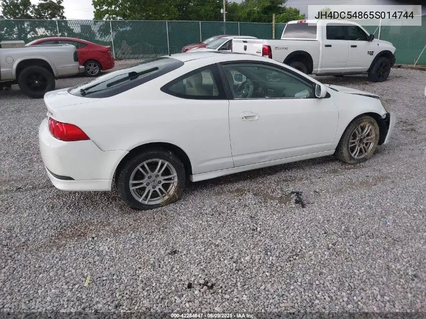 2005 Acura Rsx VIN: JH4DC54865S014744 Lot: 42284647