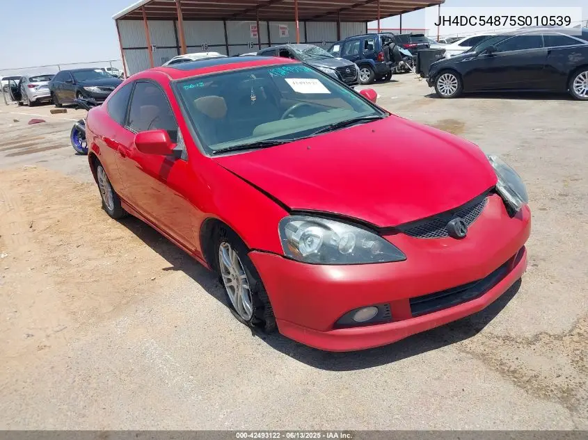 2005 Acura Rsx VIN: JH4DC54875S010539 Lot: 42493122