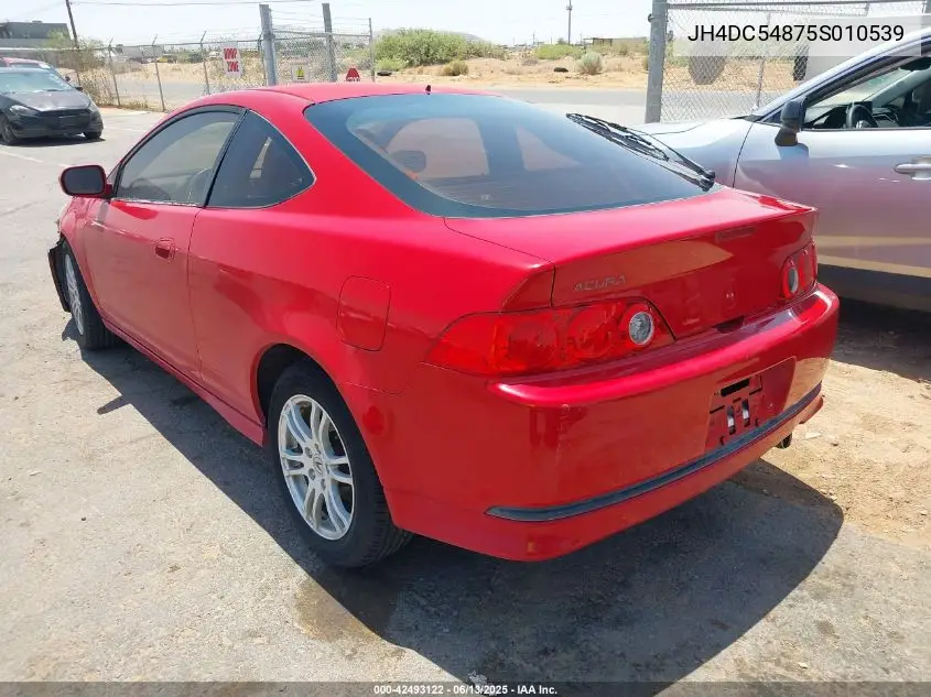2005 Acura Rsx VIN: JH4DC54875S010539 Lot: 42493122