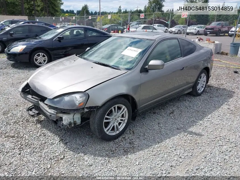 2005 Acura Rsx VIN: JH4DC54815S014859 Lot: 42541893
