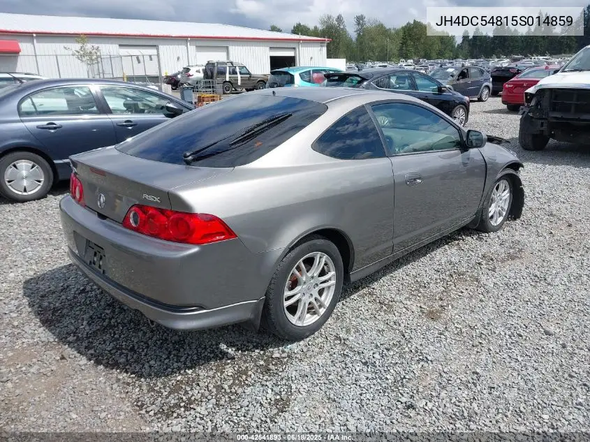 2005 Acura Rsx VIN: JH4DC54815S014859 Lot: 42541893