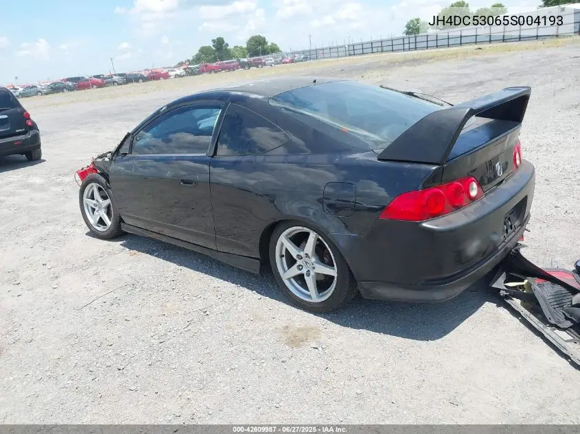 2005 Acura Rsx Type S VIN: JH4DC53065S004193 Lot: 42609987