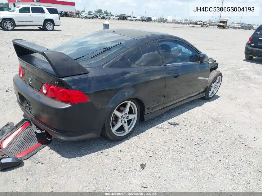 2005 Acura Rsx Type S VIN: JH4DC53065S004193 Lot: 42609987