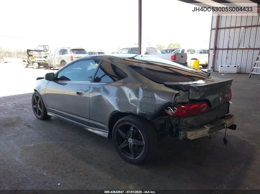 2005 Acura Rsx Type S VIN: JH4DC53005S004433 Lot: 42642947