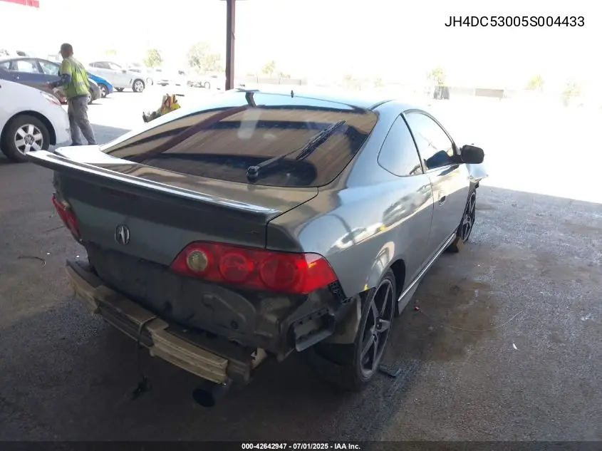 2005 Acura Rsx Type S VIN: JH4DC53005S004433 Lot: 42642947