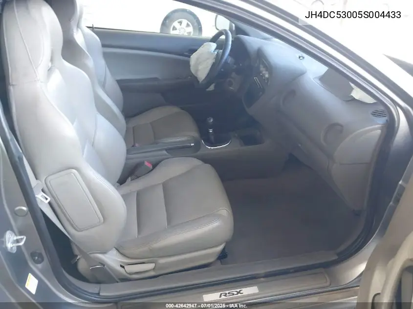 2005 Acura Rsx Type S VIN: JH4DC53005S004433 Lot: 42642947