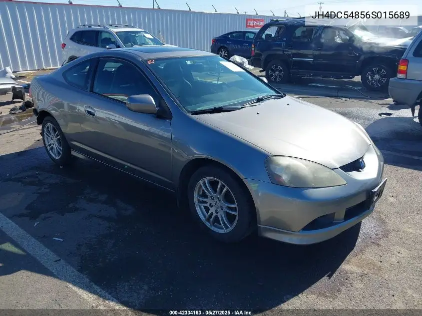2006 Acura Rsx VIN: JH4DC54856S015689 Lot: 42334163