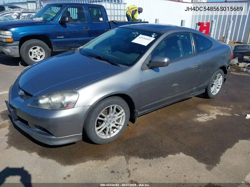 2006 Acura Rsx VIN: JH4DC54856S015689 Lot: 42334163