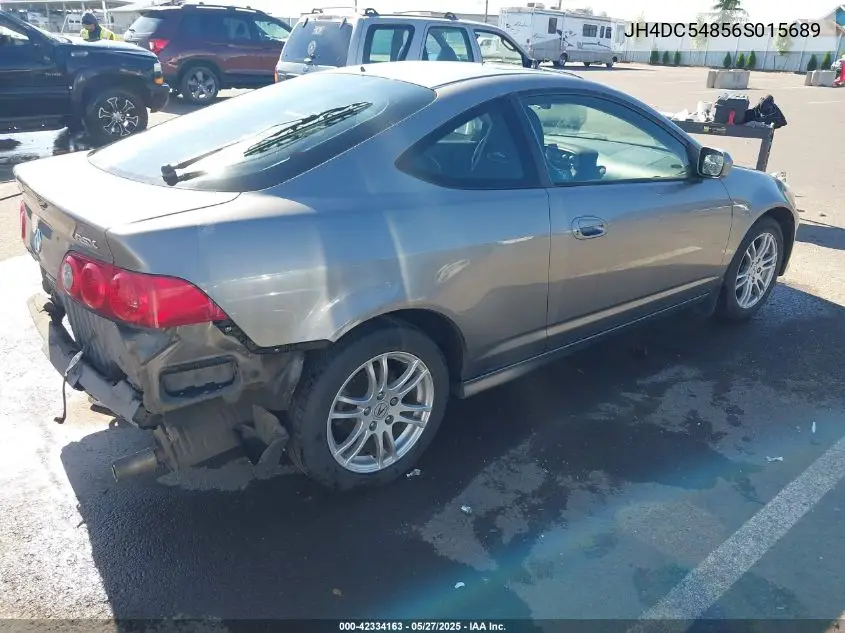 2006 Acura Rsx VIN: JH4DC54856S015689 Lot: 42334163