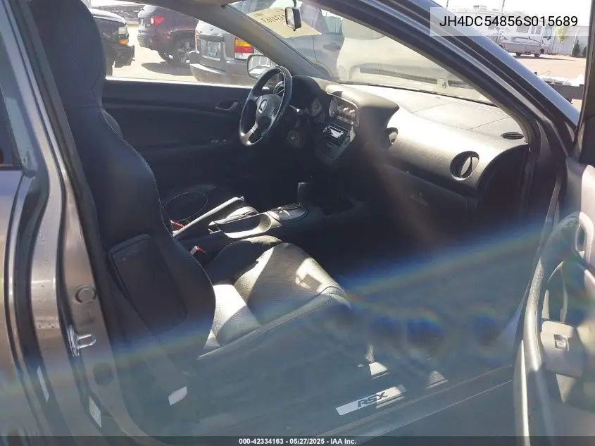 2006 Acura Rsx VIN: JH4DC54856S015689 Lot: 42334163