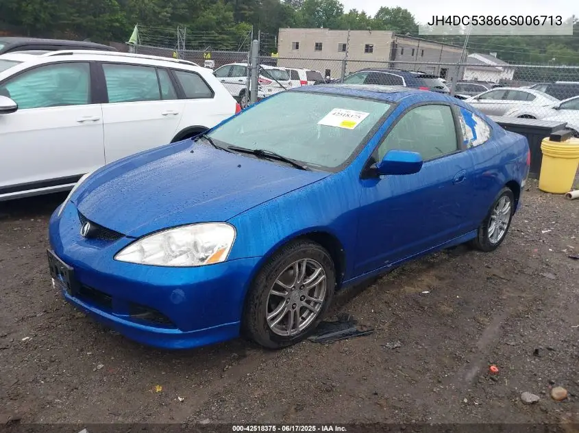 2006 Acura Rsx VIN: JH4DC53866S006713 Lot: 42518375