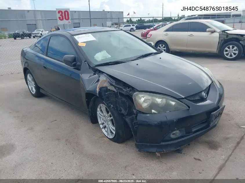 2006 Acura Rsx VIN: JH4DC54876S018545 Lot: 42557905