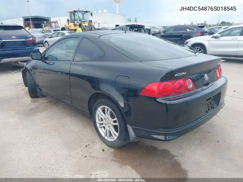 2006 Acura Rsx VIN: JH4DC54876S018545 Lot: 42557905