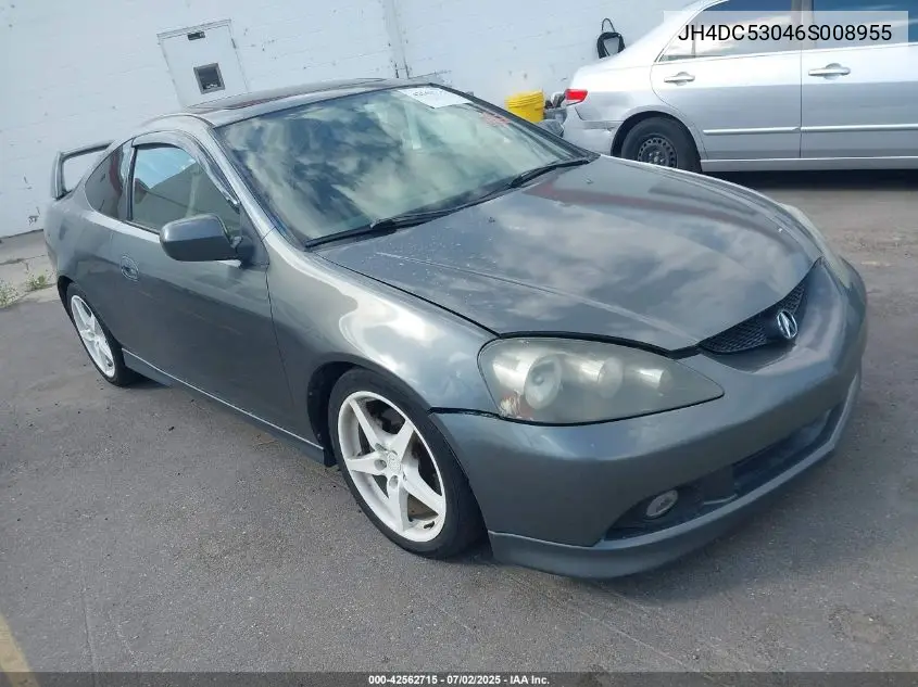 2006 Acura Rsx Type S VIN: JH4DC53046S008955 Lot: 42562715