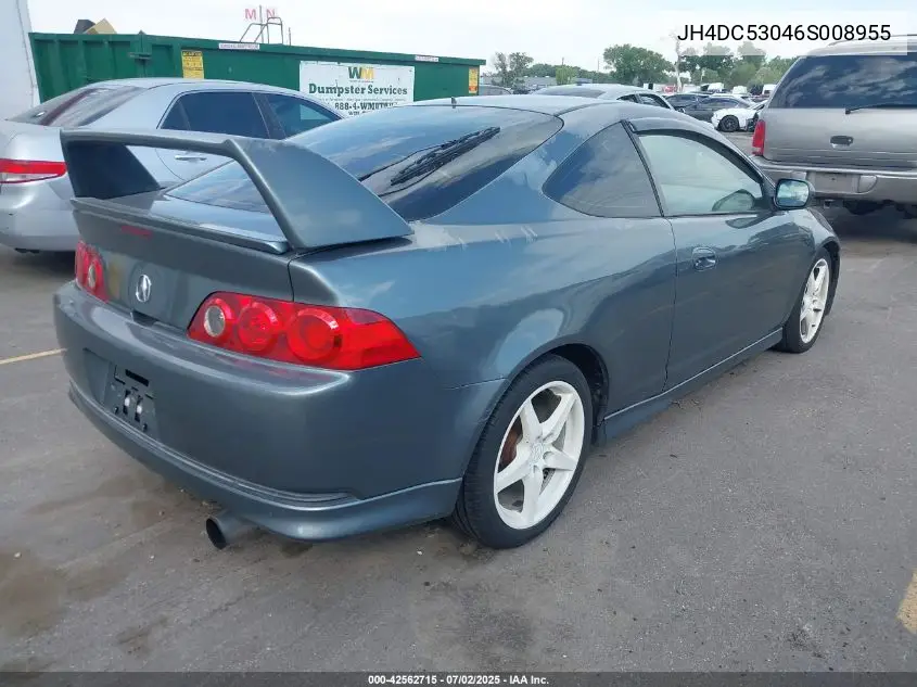 2006 Acura Rsx Type S VIN: JH4DC53046S008955 Lot: 42562715
