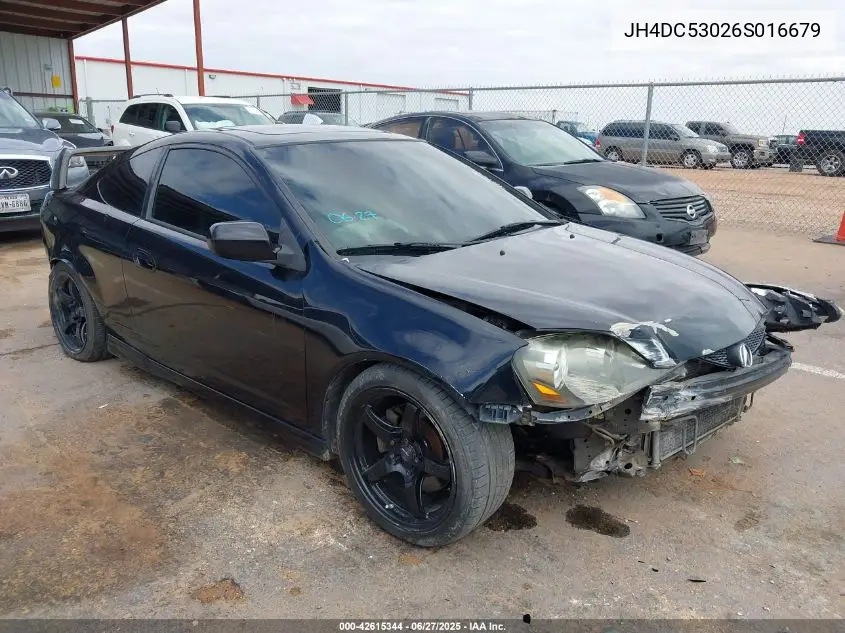 2006 Acura Rsx Type S VIN: JH4DC53026S016679 Lot: 42615344