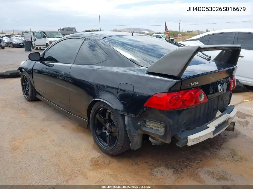 2006 Acura Rsx Type S VIN: JH4DC53026S016679 Lot: 42615344