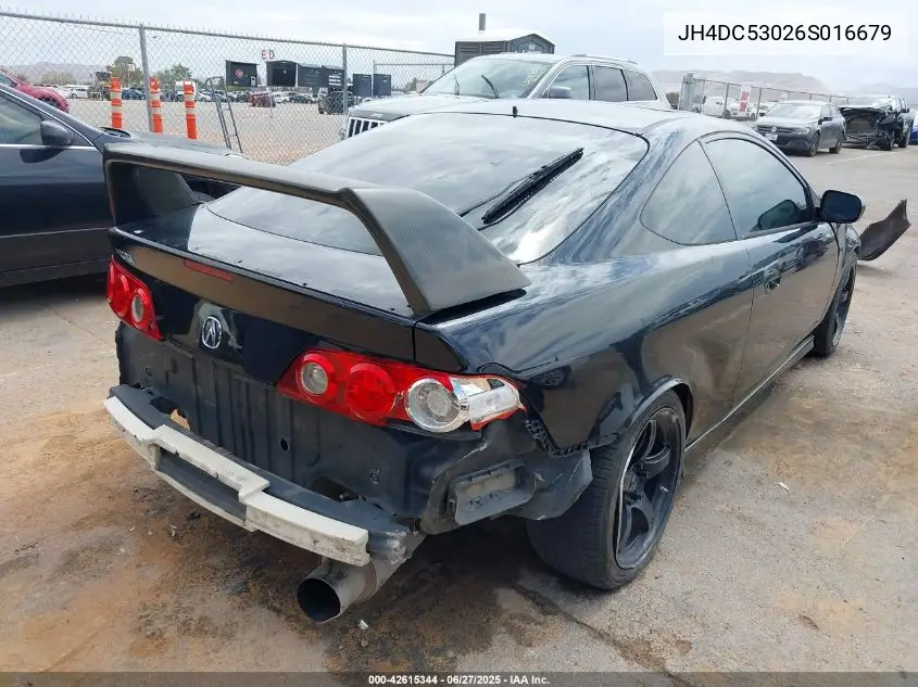 2006 Acura Rsx Type S VIN: JH4DC53026S016679 Lot: 42615344