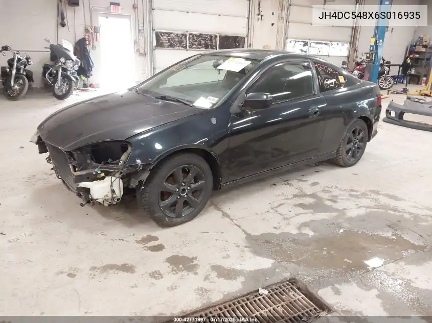 2006 Acura Rsx VIN: JH4DC548X6S016935 Lot: 42771997