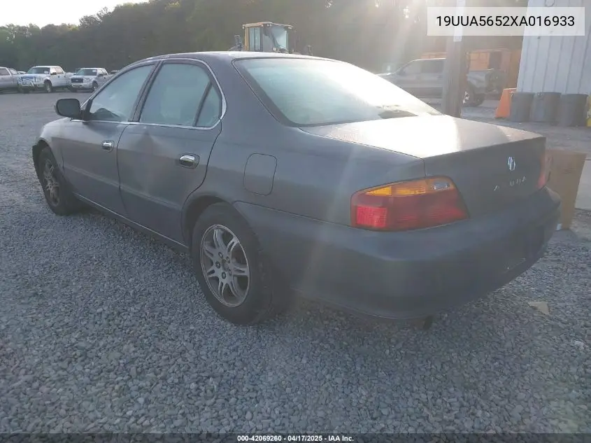 1999 Acura Tl 3.2 VIN: 19UUA5652XA016933 Lot: 42069260