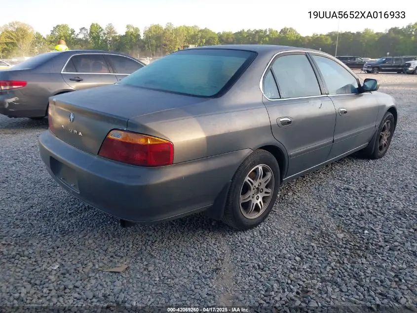 1999 Acura Tl 3.2 VIN: 19UUA5652XA016933 Lot: 42069260