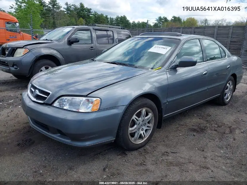 1999 Acura Tl 3.2 VIN: 19UUA5641XA016395 Lot: 42219981