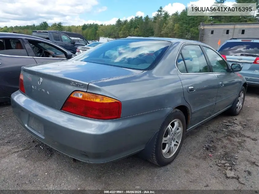 1999 Acura Tl 3.2 VIN: 19UUA5641XA016395 Lot: 42219981