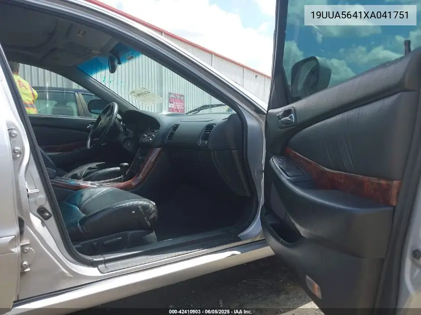 1999 Acura Tl 3.2 VIN: 19UUA5641XA041751 Lot: 42410903
