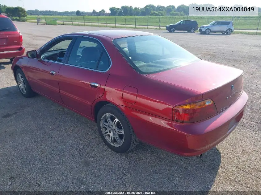 1999 Acura Tl 3.2 VIN: 19UUA564XXA004049 Lot: 42582551