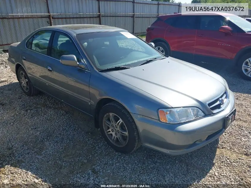 1999 Acura Tl 3.2 VIN: 19UUA5647XA037672 Lot: 42804415