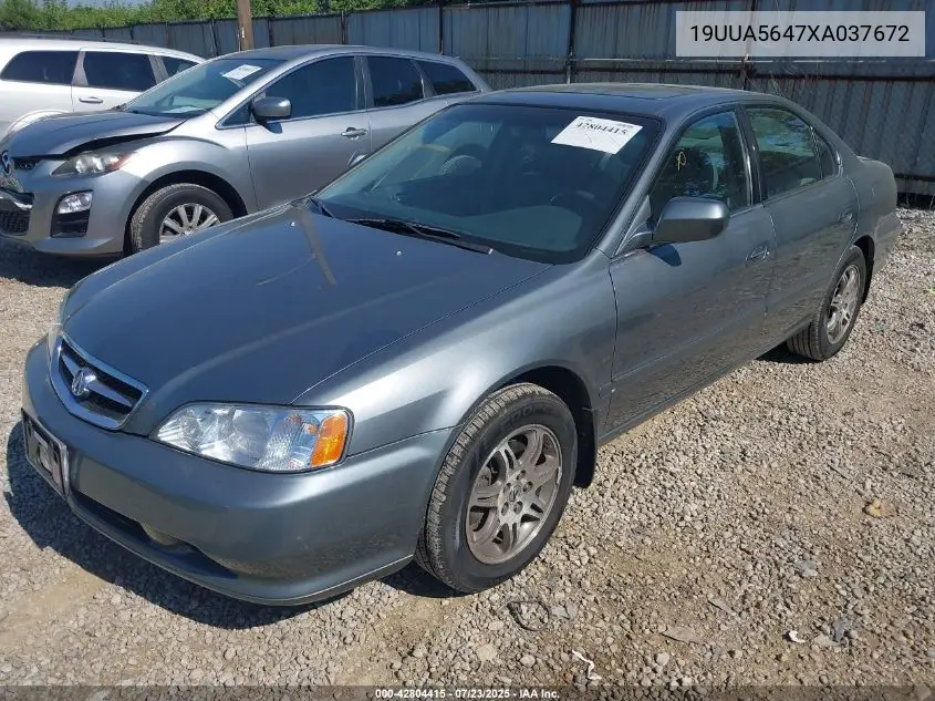 1999 Acura Tl 3.2 VIN: 19UUA5647XA037672 Lot: 42804415