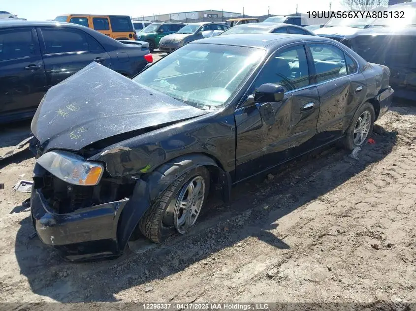 2000 Acura Tl VIN: 19UUA566XYA805132 Lot: 12295337