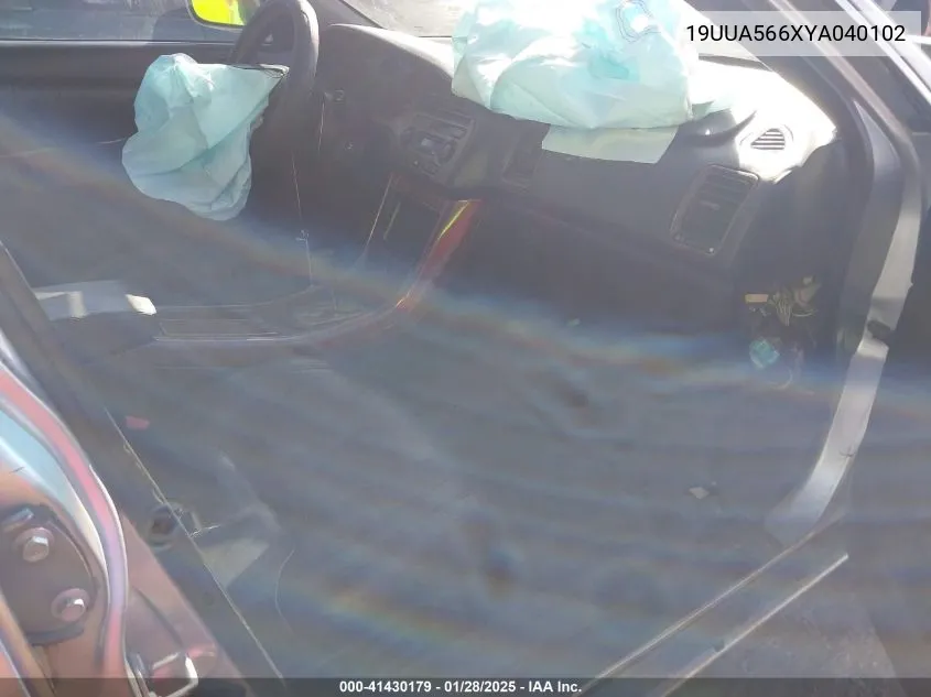 2000 Acura Tl 3.2 VIN: 19UUA566XYA040102 Lot: 41430179