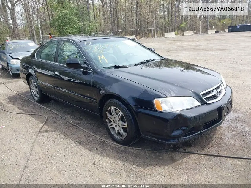 2000 Acura Tl 3.2 VIN: 19UUA5667YA066818 Lot: 42061556