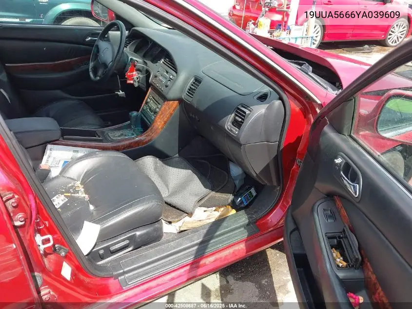 2000 Acura Tl 3.2 VIN: 19UUA5666YA039609 Lot: 42508687