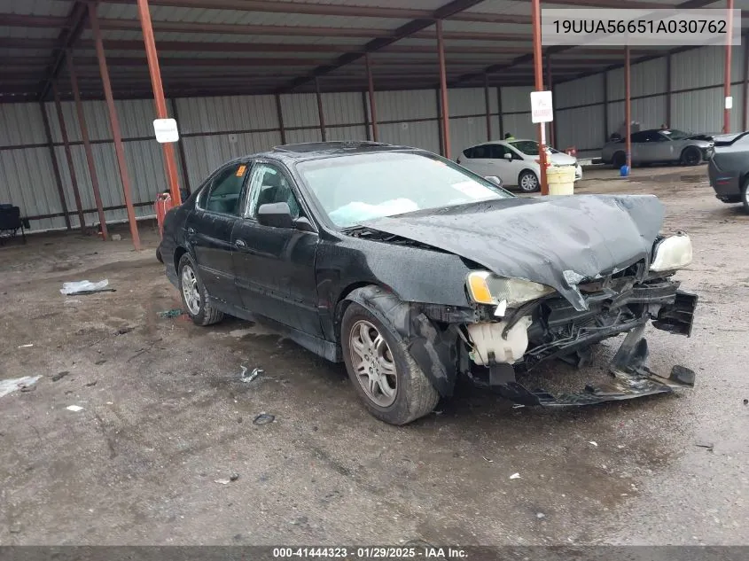 2001 Acura Tl 3.2 VIN: 19UUA56651A030762 Lot: 41444323