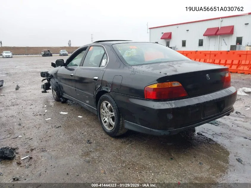 2001 Acura Tl 3.2 VIN: 19UUA56651A030762 Lot: 41444323