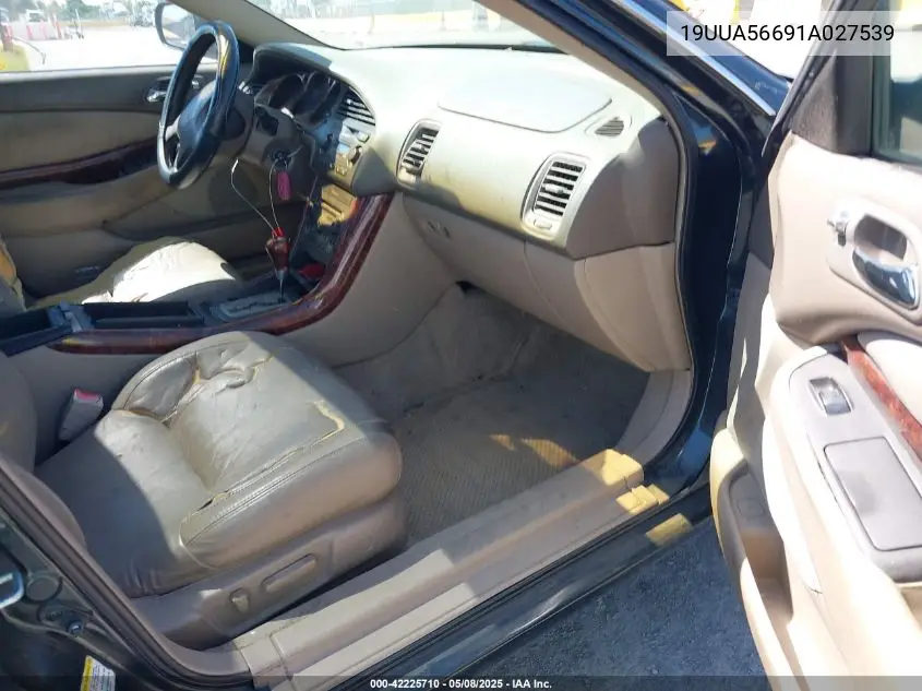2001 Acura Tl 3.2 VIN: 19UUA56691A027539 Lot: 42225710