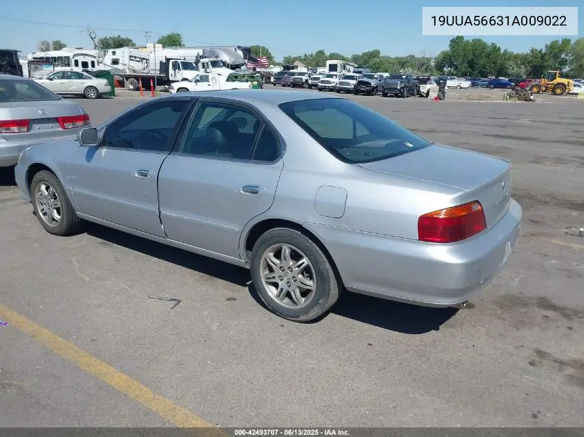 2001 Acura Tl 3.2 VIN: 19UUA56631A009022 Lot: 42493707