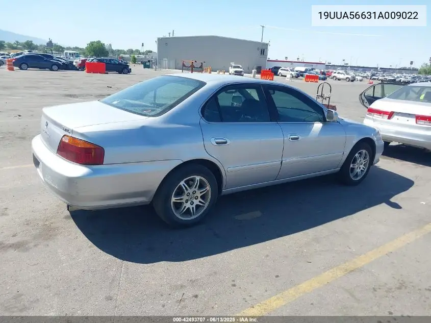 2001 Acura Tl 3.2 VIN: 19UUA56631A009022 Lot: 42493707