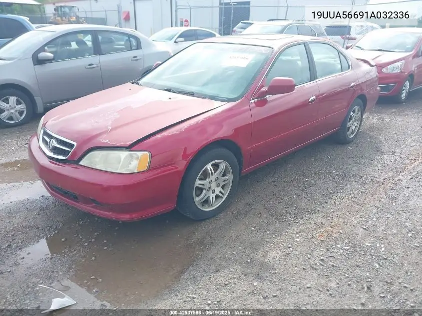 2001 Acura 3.2Tl VIN: 19UUA56691A032336 Lot: 42537586