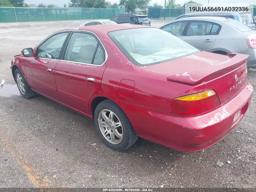 2001 Acura 3.2Tl VIN: 19UUA56691A032336 Lot: 42537586