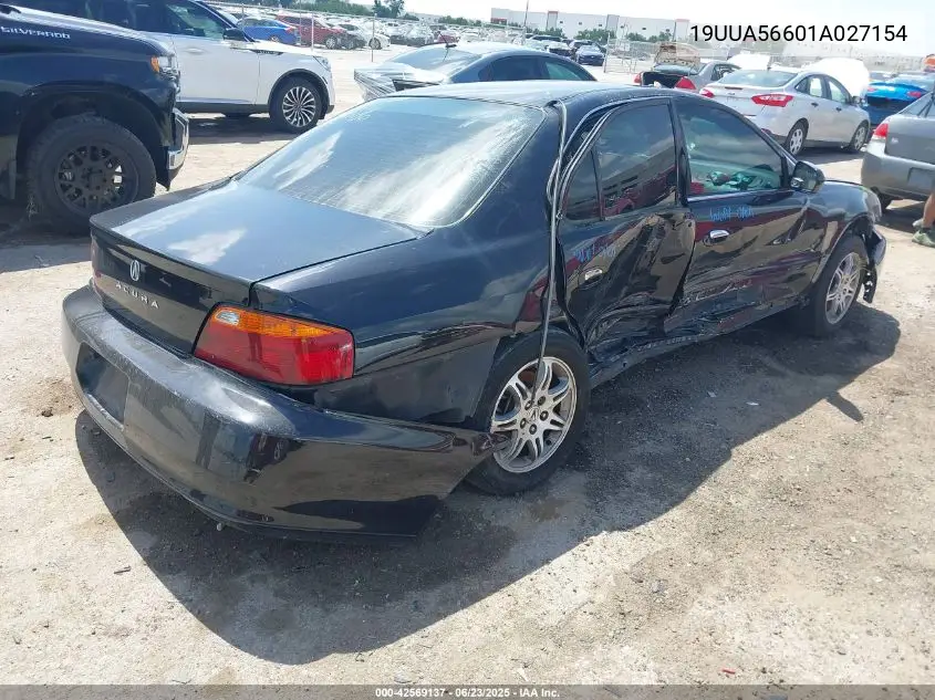 2001 Acura Tl 3.2 VIN: 19UUA56601A027154 Lot: 42569137
