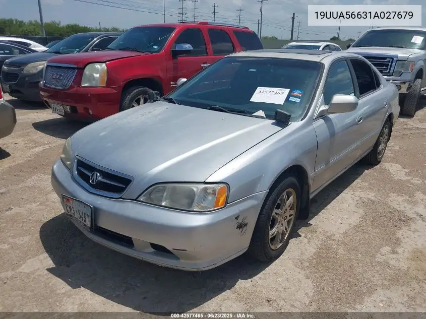 2001 Acura Tl 3.2 VIN: 19UUA56631A027679 Lot: 42577465