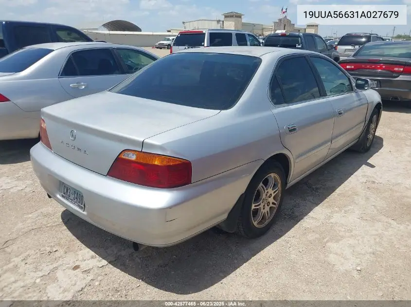2001 Acura Tl 3.2 VIN: 19UUA56631A027679 Lot: 42577465