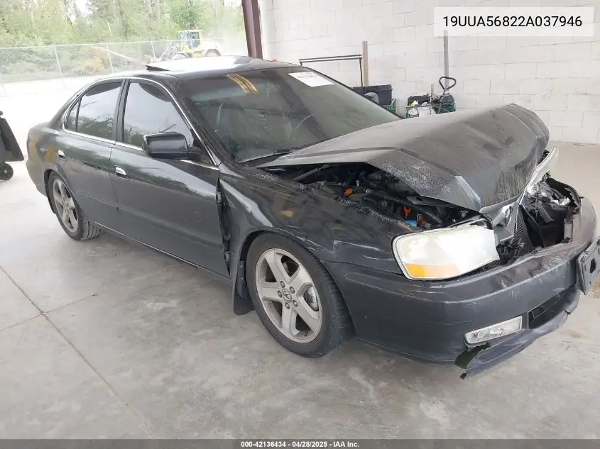 2002 Acura Tl 3.2 Type S VIN: 19UUA56822A037946 Lot: 42136434