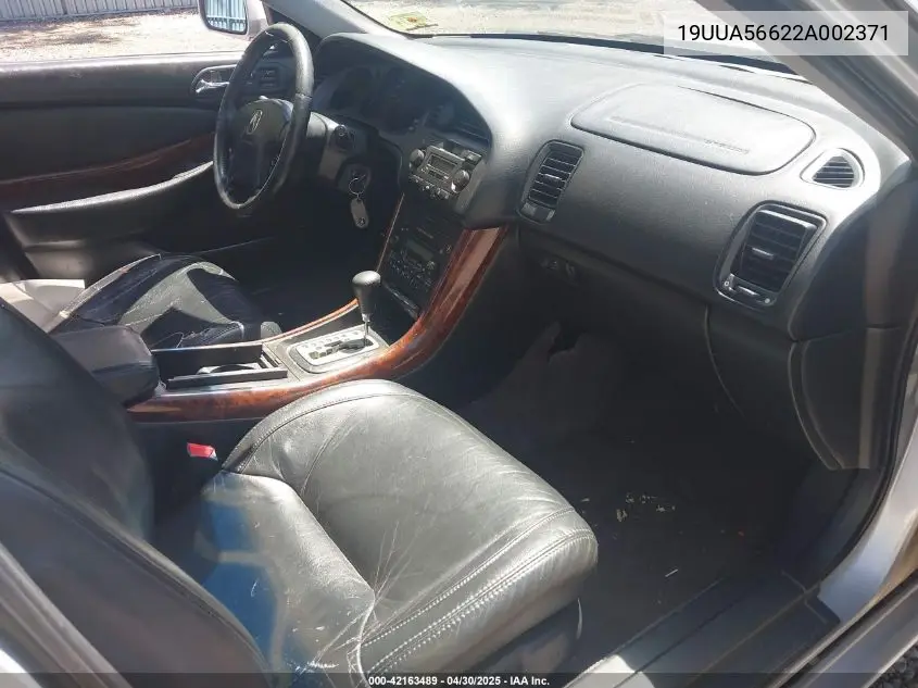 2002 Acura Tl 3.2 VIN: 19UUA56622A002371 Lot: 42163489