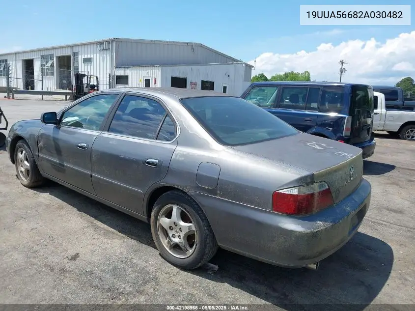 2002 Acura Tl 3.2 VIN: 19UUA56682A030482 Lot: 42198966