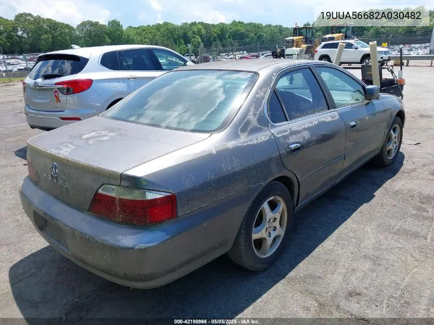 2002 Acura Tl 3.2 VIN: 19UUA56682A030482 Lot: 42198966