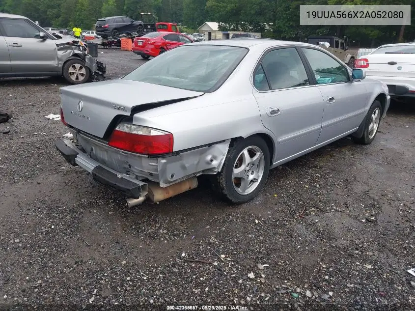 2002 Acura Tl 3.2 VIN: 19UUA566X2A052080 Lot: 42365657